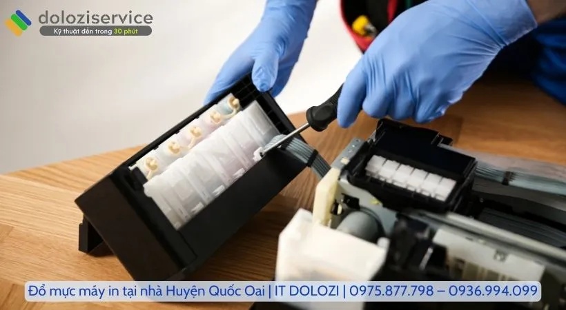 Lựa chọn đơn vị đổ mực máy in tại nhà Huyện Quốc Oai
