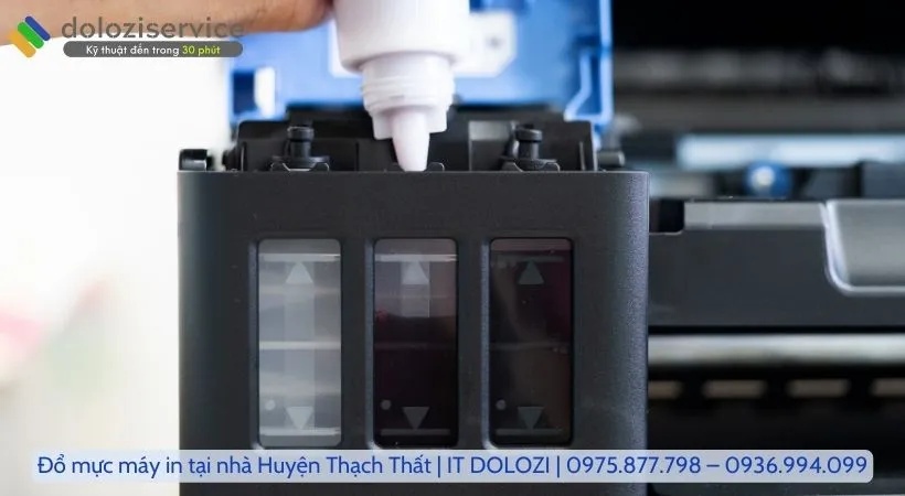 Tác hại khi đổ mực máy in sai cách