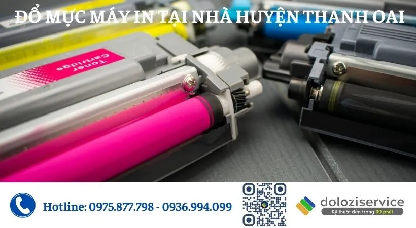 Đổ mực máy in uy tín tại nhà huyện Thanh Oai.