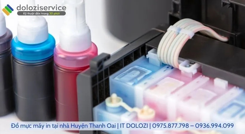 Bảng giá đổ mực máy in tại nhà Huyện Thanh Oai