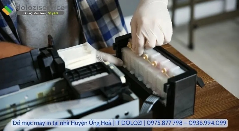 Bảng giá đổ mực máy in tại nhà Huyện Ứng Hòa