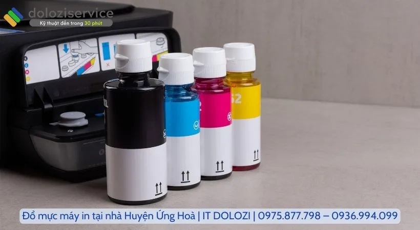 Dolozi - địa chỉ đổ mực máy in tại nhà Huyện Ứng Hoà uy tín