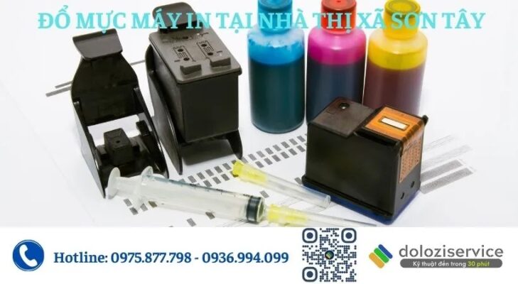 Đổ Mực Máy In Tại Nhà Thị Xã Sơn Tây - Gọi Ngay!