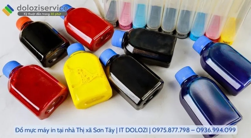 Những sự cố thường gặp khi đổ mực máy in tại nhà Thị xã Sơn Tây