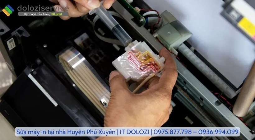 Các dịch vụ sửa máy in tại nhà huyện Phú Xuyên Dolozi