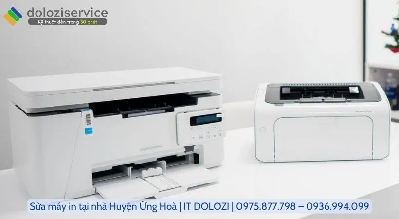 Quy trình sửa máy in tại Dolozi.
