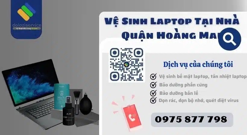Dịch vụ vệ sinh laptop tại nhà tại Dolozi