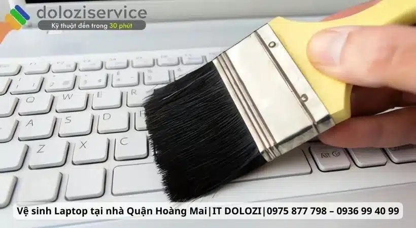 Vệ sinh laptop tại nhà Quận Hoàng Mai
