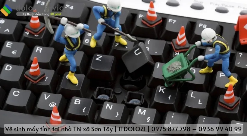 Lưu ý khi tự vệ sinh máy tính tại nhà ở Thị xã Sơn Tây