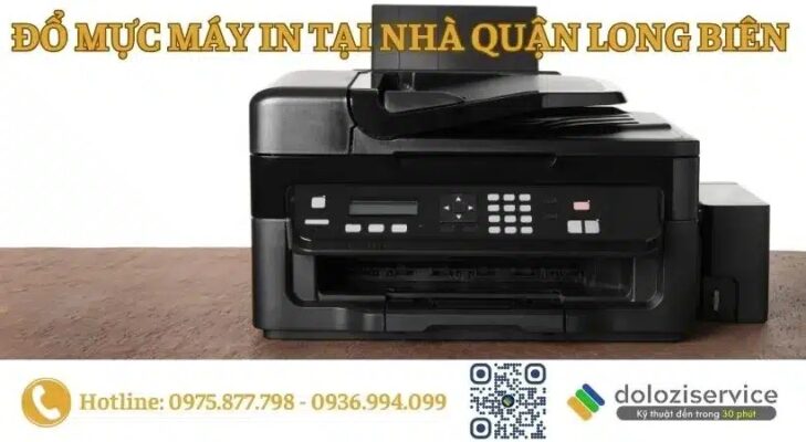 Đổ Mực Máy In Tại Nhà Quận Long Biên - Gọi Ngay!