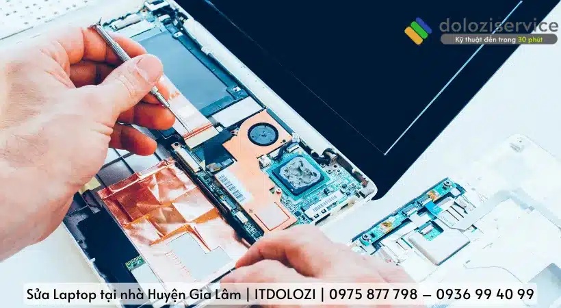 Bảng giá dịch vụ sửa laptop tại nhà Gia Lâm của Dolozi.