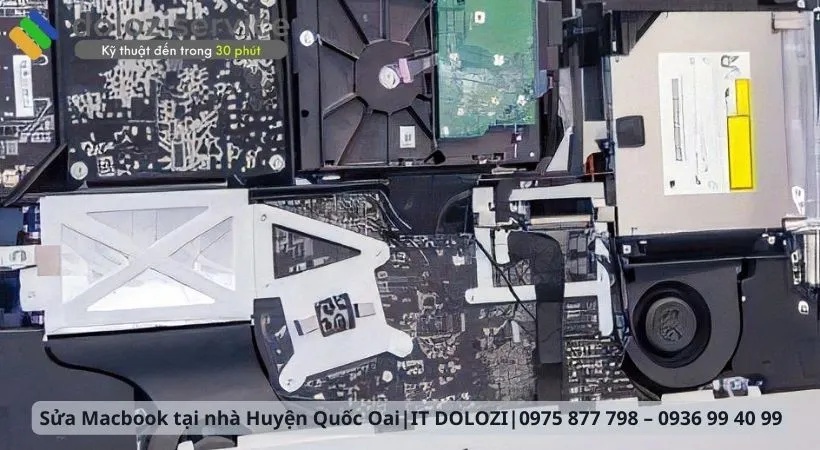 Dolozi sử dụng linh kiện chính hãng để sửa chữa Macbook
