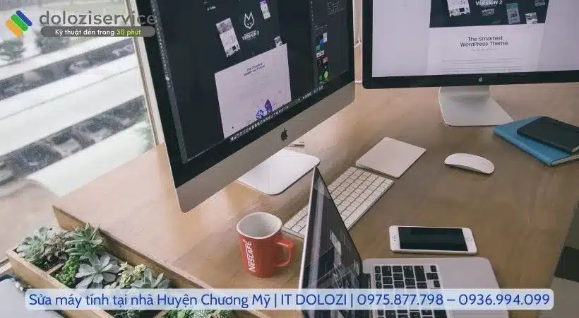 Quy trinh sửa máy tính tại nhà huyện Chương mỹ.