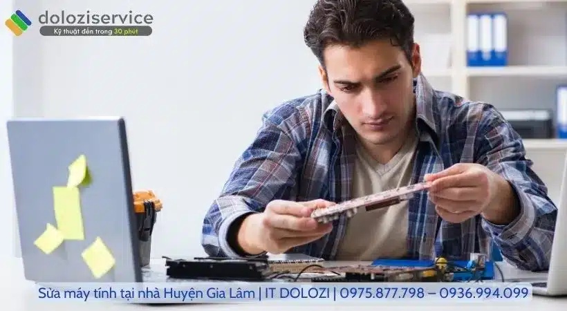 Vì sao nên sửa máy tính tại nhà? Vì sao nên sửa máy tính tại nhà huyện Gia Lâm?