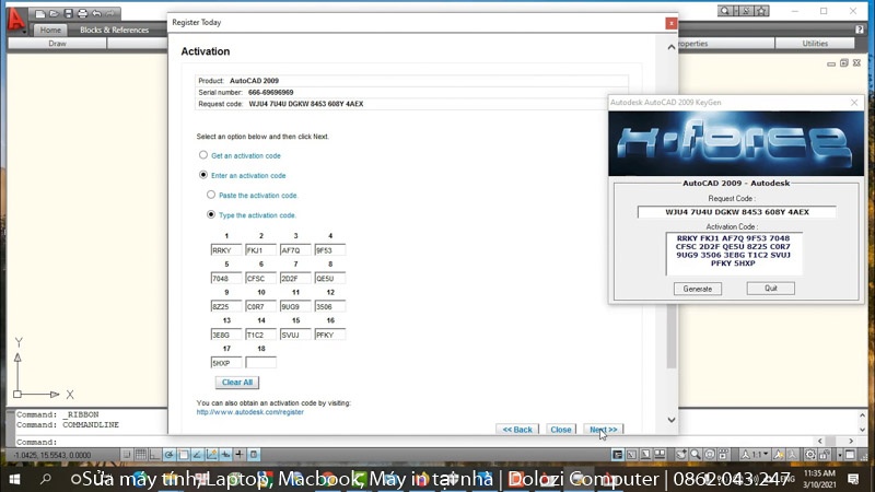 Tạo Activation Code