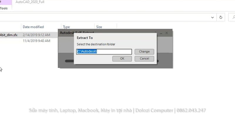 Cài đặt Autocad 2020 Full Crack