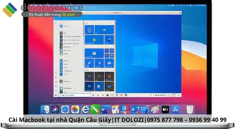 Cài macbook tại nhà Quận Cầu Giấy