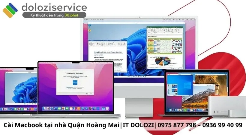 Cài macbook tại nhà Quận Hoàng Mai