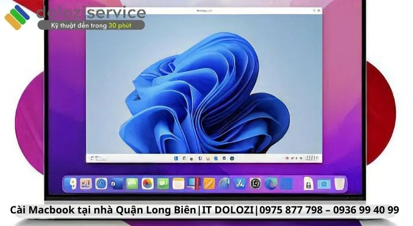 Cai macbook tai nha Quan Long Bien
