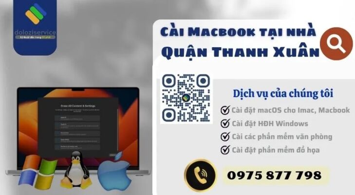 Cài Macbook Tại Nhà Quận Thanh Xuân - Gọi Ngay!