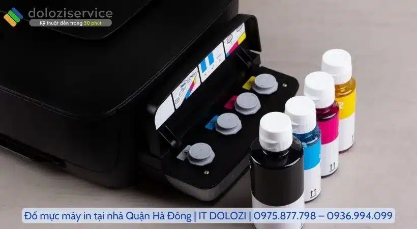 Quy trình đổ mực tại Dolozi.