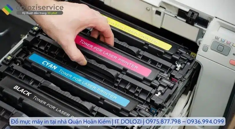 Dịch vụ đổ mực máy in tại nhà quận Hoàn Kiếm đa dạng tại Dolozi