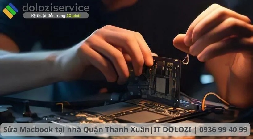 Sua macbok tai nha Quan Thanh Xuan