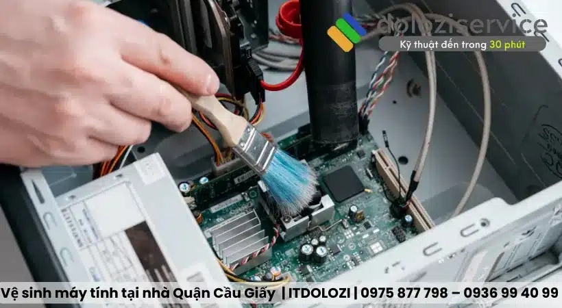 Quy trình vệ sinh máy tính tại Dolozi Quy trình vệ sinh máy tính tại Dolozi.
