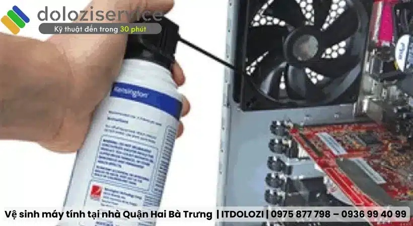 Bảng giá dịch vụ vệ sinh máy tính tại nhà Dolozi