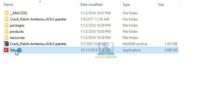 Chạy File cài đặt phần mềm