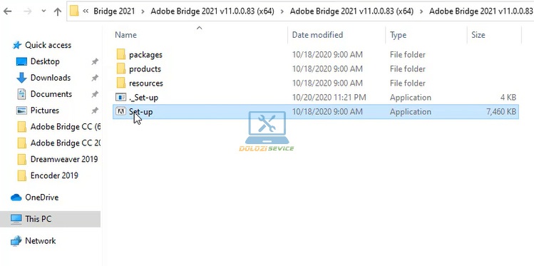 Chạy File cài đặt phần mềm