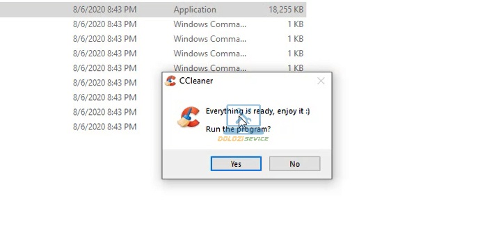 Hoàn tất cài đặt CCleaner 2021 full Crack
