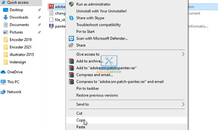 Copy phần mềm kích hoạt bản quyền