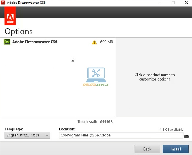 Chọn Install