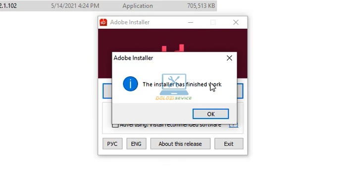 Hoàn tất cài đặt phần mềm InDesign 2021