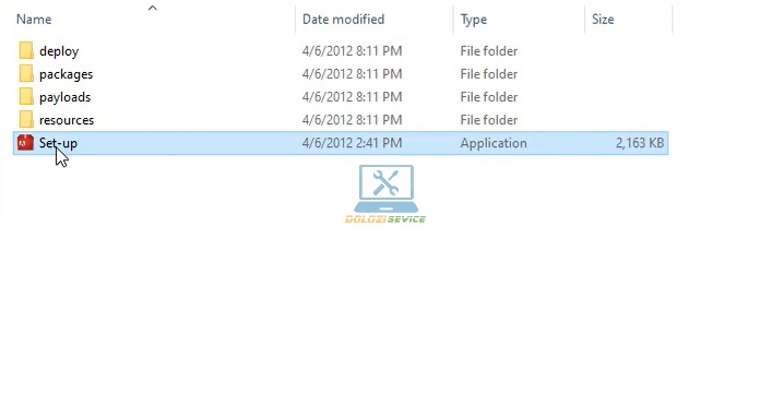 Chạy File cài đặt phần mềm