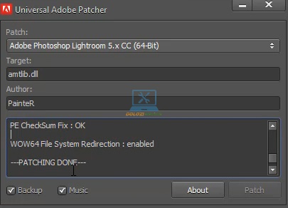 Kích hoạt bản quyền thành công Lightroom 2017 Full Crack
