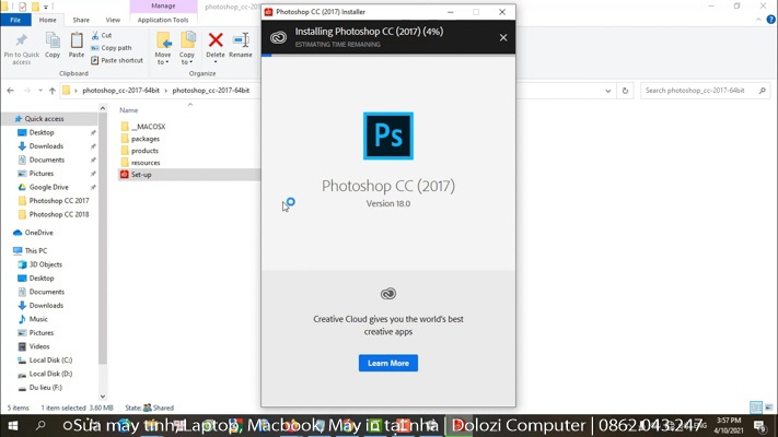 Cài đặt phần mềm photoshop 2017 cài đặt phần mềm photoshop cc 2017 full crack