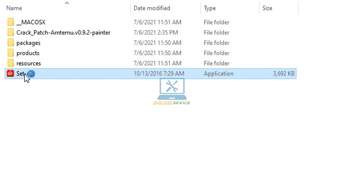 Chạy File cài đặt phần mềm