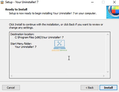 Chọn Install