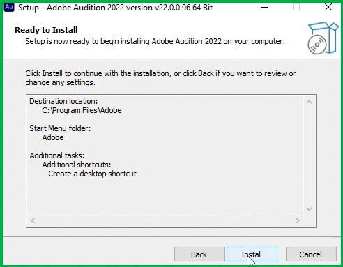 Tới đây ta nhấn Install để bắt đầu cài đặt phần mềm