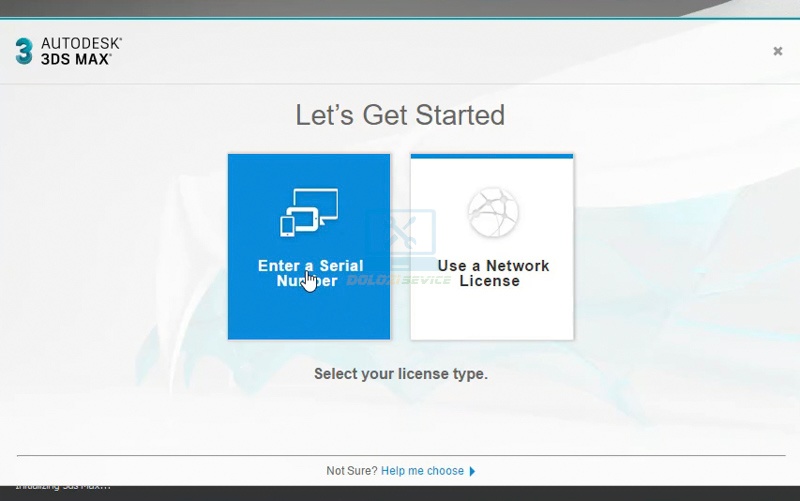 Chạy phần mềm lên sau đó nhấn Enter a Serial Number