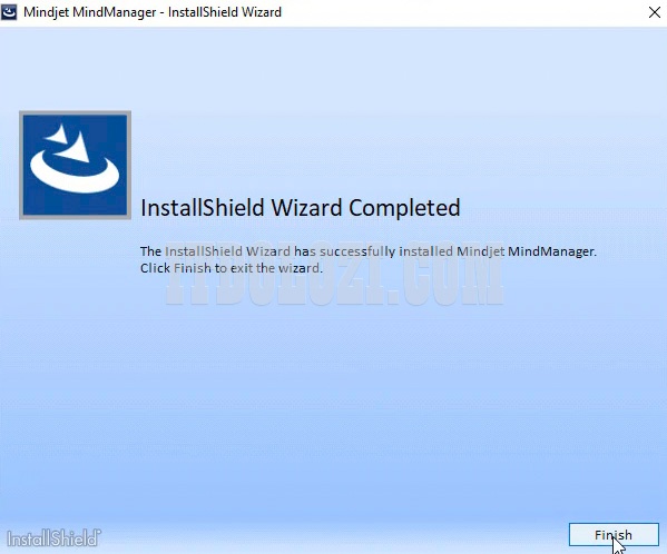 Hoàn tất cài đặt Mindjet MindManager 2017 ta chọn Finish