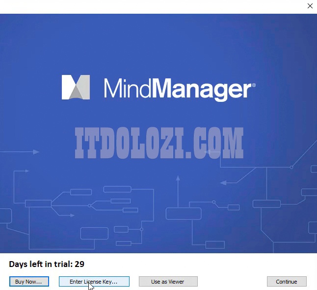 Chạy phần mềm Mindjet MindManager 2017