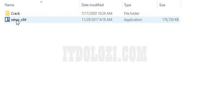 Chạy File Setup_x64