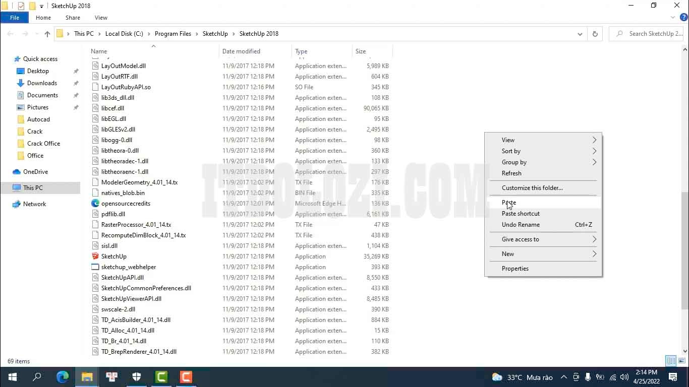 Chuột phải vào Icon sau đó chọn Open File Location