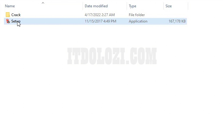 Giải nén phần mềm sau đó chạy File Setup Sketchup 2018