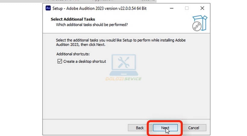 Tùy chỉnh cài đặt Audition 2023