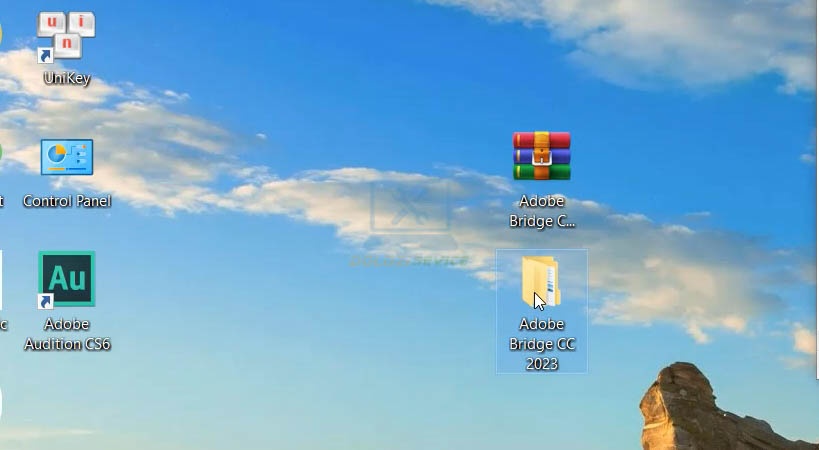 Mở file giải nén