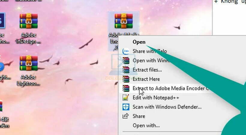 Giải nén Adobe Media Encoder 2023